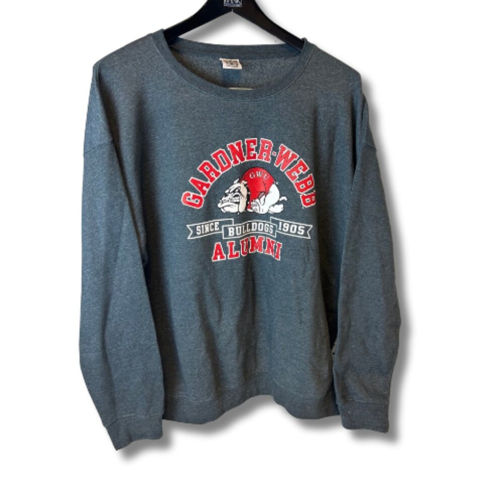 Gardner-Webb Bulldogs Alumni Sweatshirt 2XL Gray Crewneck College Pullover